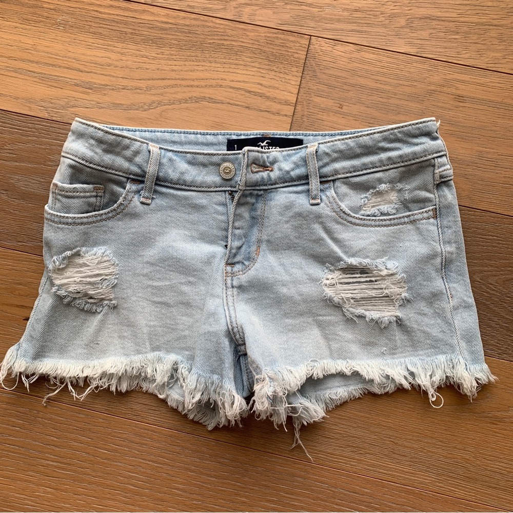 Hollister low rise denim shorts
